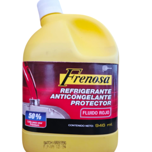 FRENOSA RAP LISTO PARA USAR PREMIUM 50% ROJO 1/4 GL  ( CAJA X 12QT)